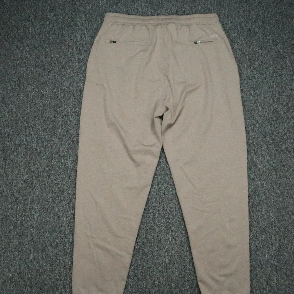 Vuori Pants Mens Medium Brown Sunday Performance Jogger Athletic Zip Pocket